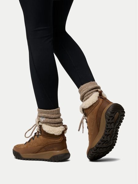 Columbia Śniegowce Burnsider 2165871 Brązowy. Brązowe śniegowce Columbia, bez wzorów, ze skóry, bez zapięcia. Za 529.99 zł.