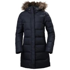 Parka dla kobiet Helly Hansen Aden Down. Niebieskie płaszcze Helly Hansen, na zimę, bez wzorów, sportowe, bez kaptura. Za 1,013.15 zł.