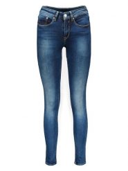 Herrlicher Dżinsy - Skinny fit - w kolorze niebieskim rozmiar: W24/L30. Niebieskie jeansy Herrlicher, l, z aplikacjami, ze skóry, klasyczne. Za 119.12 zł.