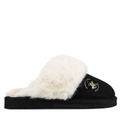 Kapcie Beverly Hills Polo Club. Czarne kapcie Beverly Hills Polo Club, bez wzorów. Za 129.99 zł.