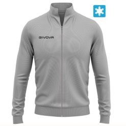 Bluza Givova Freetime unisex szaro-szara. Szare bluzy bez kaptura Givova, xl, bez wzorów, z bawełny, bez kaptura. Za 160.99 zł.