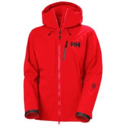 Damska kurtka wodoodporna Helly Hansen Odin Infinity 2.0. Czerwone kurtki Helly Hansen, bez wzorów, bez kaptura. W wyprzedaży za 2,898.00 zł.