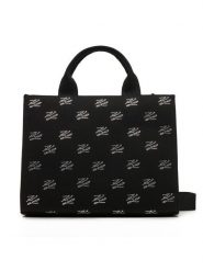 KARL LAGERFELD Torebka A1W50025 Czarny. Czarne torebki klasyczne KARL LAGERFELD, bez wzorów, z materiału, bez dodatków. Za 519.99 zł.