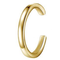 Glanzstücke München Srebrne klamry na ucho srebro wysokiej próby żółte złoto Kolczyki 1 ct Damski. Szare kolczyki Glanzstücke München, pozłacane. Za 119.99 zł.