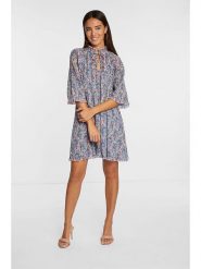 Rich & Royal Sukienka w kolorze jasnoróżowo-niebieskim rozmiar: 38. Niebieskie sukienki Rich & Royal, bez wzorów, bez kołnierzyka, bez ramiączek, mini. Za 278.01 zł.