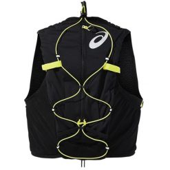 Plecak sportowo-turystyczny dla dorosłych Fujitrail Hydration Vest 7 L. Czarne plecaki ASICS, bez wzorów, bez dodatków. Za 497.00 zł.