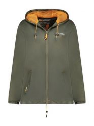 Geographical Norway Kurtka przejściowa w kolorze khaki rozmiar: XL. Brązowe kurtki Geographical Norway, xl, bez wzorów, bez kaptura. Za 96.83 zł.