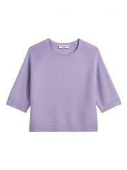 Marc O´Polo Sweter w kolorze fioletowym rozmiar: XL. Różowe swetry xl, bez wzorów, z bawełny, bez ramiączek. Za 194.15 zł.