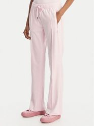 Juicy Couture Spodnie dresowe Tina JCWBJ126327 Różowy Straight Leg. Czerwone spodnie dresowe Juicy Couture, bez wzorów, z dresówki. Za 399.99 zł.