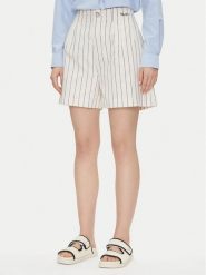 Pepe Jeans Szorty materiałowe Henar PL801163 Beżowy Loose Fit. Brązowe szorty Pepe Jeans, bez wzorów, z bawełny. Za 279.99 zł.