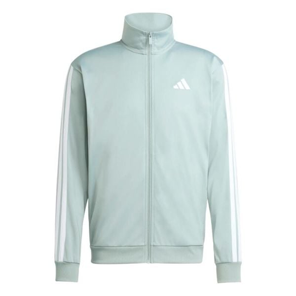 Kurtka z dresu adidas 3-Stripes. Niebieskie kurtki adidas, xl, bez wzorów, z dresówki, eleganckie, bez kaptura. Za 245.50 zł.