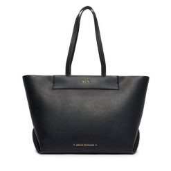 Torebka Armani Exchange. Czarne torebki klasyczne Armani Exchange, bez wzorów, klasyczne, bez dodatków. Za 754.99 zł.