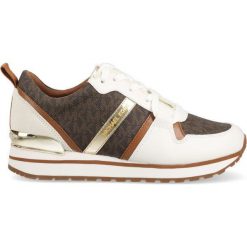 MICHAEL Michael Kors sneakersy Dash kolor brązowy. Brązowe buty sportowe lifestyle MICHAEL Michael Kors, bez wzorów, z gumy, sportowe, z okrągłym noskiem, bez zapięcia. Za 809.99 zł.