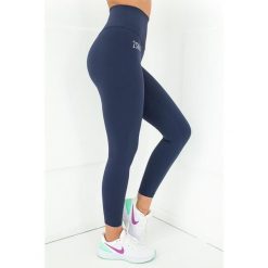 Legginsy sportowe damskie 2skin Pilates. Niebieskie legginsy 2SkIN, bez wzorów, sportowe. Za 219.00 zł.