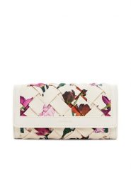 Desigual Duży Portfel Damski 25SAYP14 Écru. Portfele Desigual, bez wzorów, ze skóry. Za 159.99 zł.