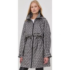 MICHAEL Michael Kors parka MS2206259W damska kolor czarny przejściowa. Czarne płaszcze MICHAEL Michael Kors, l, bez wzorów, z materiału, bez kaptura. W wyprzedaży za 1,559.90 zł.