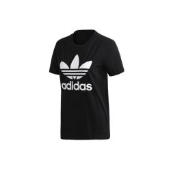 T-shirt sportowy damski Adidas Trefoil Tee. Białe t-shirty sportowe adidas, bez wzorów, z bawełny, bez ramiączek. Za 89.99 zł.