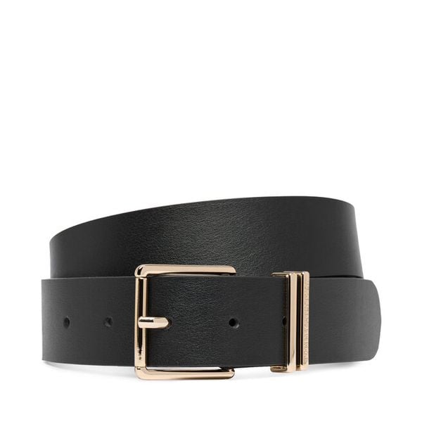 Pasek Tommy Hilfiger. Czarne paski Tommy Hilfiger, bez wzorów. Za 269.99 zł.