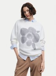 Desigual Bluza Flores 24WWSK33 Écru Regular Fit. Bluzy Desigual, s, bez wzorów, z bawełny, bez kaptura. Za 229.99 zł.