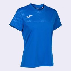 Koszulka do tenisa damska Joma Montreal. Niebieskie t-shirty sportowe Joma, m, bez wzorów, bez ramiączek, do piłki nożnej. W wyprzedaży za 119.15 zł.