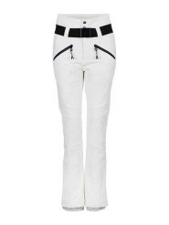 Peak Mountain Spodnie narciarskie "Atlas" w kolorze białym rozmiar: XL. Białe spodnie dresowe Peak Mountain, bez wzorów, narciarskie. Za 418.26 zł.