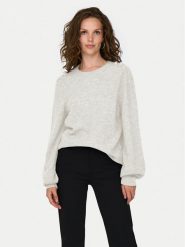 JDY Sweter Elanora 15328345 Écru Regular Fit. Swetry JDY, l, bez wzorów, z syntetyku, bez ramiączek. Za 49.99 zł.