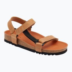 Sandały Scholl Heaven Ad Med. Brązowe sandały Scholl, bez wzorów, sportowe, bez obcasa, bez zapięcia. Za 249.99 zł.