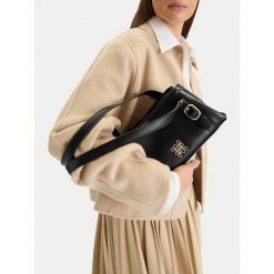 Torebka Nine West. Czarne torebki klasyczne Nine West, bez wzorów, klasyczne, bez dodatków. Za 199.99 zł.