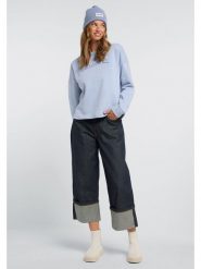 ELBSAND Bluza "Edrun" w kolorze błękitnym rozmiar: L. Niebieskie bluzy ELBSAND, l, bez wzorów, z bawełny, bez ramiączek, bez kaptura. Za 148.96 zł.