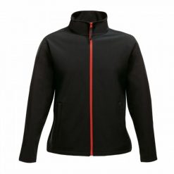 Kurtka Softshellowa Damska Do Druku Ablaze. Czarne kurtki przejściowe sportowe Regatta, xl, bez wzorów, z materiału, bez kaptura, trekkingowe. Za 130.99 zł.