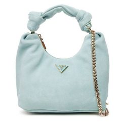 Torebka Guess. Niebieskie torebki klasyczne Guess, z aplikacjami, klasyczne, bez dodatków. Za 489.99 zł.