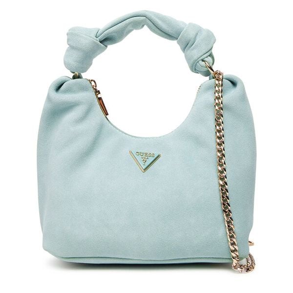 Torebka Guess. Niebieskie torebki klasyczne Guess, z aplikacjami, klasyczne, bez dodatków. Za 379.99 zł.