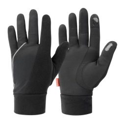 Rękawiczki Do Biegania Unisex Elite Dla Dorosłych. Czarne rękawiczki SPIRO, bez wzorów, sportowe. Za 95.99 zł.