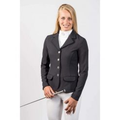 Damska kurtka softshellowa na zawody Harry's Horse St.Tropez TT. Czarne kurtki HARRYS HORSE, s, bez wzorów, z poliesteru, bez kaptura. Za 331.00 zł.