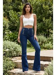 SOULSHAE Dżinsy - Slimf fit - w kolorze granatowym rozmiar: XL. Niebieskie jeansy SOULSHAE, xl, bez wzorów, z podwyższonym stanem. Za 149.45 zł.