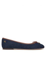 LAUREN RALPH LAUREN Baleriny Jayna 802P04386001 Granatowy. Niebieskie baleriny Lauren Ralph Lauren, bez wzorów, z materiału, bez obcasa, bez zapięcia. Za 579.99 zł.