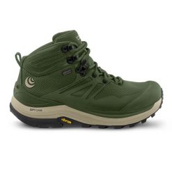 Damskie buty trailowe Topo Athletic Trailventure 2 WP. Zielone buty do biegania Topo Athletic, bez wzorów, bez zapięcia, do biegania. W wyprzedaży za 713.00 zł.