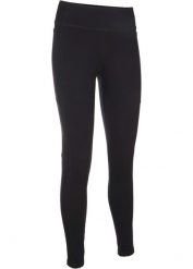 Legginsy sportowe z kieszeniami po bokach, dł. przed kostkę. Czarne legginsy bonprix, bez wzorów, sportowe. Za 124.99 zł.
