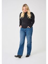 ONLY Dżinsy - Regular fit - w kolorze niebieskim rozmiar: 48/L30. Niebieskie jeansy ONLY, l, z aplikacjami, ze skóry, klasyczne. Za 118.84 zł.