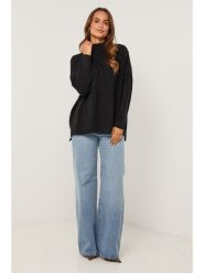 Soft Cashmere Golf w kolorze czarnym rozmiar: 34/36. Czarne swetry Soft Cashmere, bez wzorów, z kaszmiru, klasyczne, bez ramiączek. Za 252.99 zł.