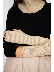 William de Faye Mitenki w kolorze karmelowym rozmiar: onesize. Brązowe rękawiczki William de Faye, bez wzorów, z kaszmiru. Za 56.99 zł.