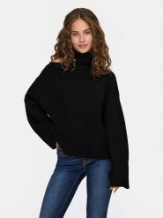 JDY Golf Debbie 15339501 Czarny Regular Fit. Czarne swetry JDY, s, bez wzorów, z syntetyku, bez ramiączek. Za 89.99 zł.