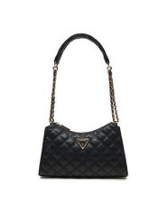 Guess Torebka HWQG87 48130 Czarny. Czarne torebki klasyczne Guess, z aplikacjami, ze skóry, bez dodatków. Za 289.99 zł.