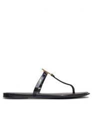 Tory Burch Japonki Roxanne 137704 Czarny. Czarne japonki Tory Burch, bez wzorów, ze skóry. Za 579.99 zł.