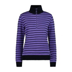 Sweter damski CMP. Fioletowe swetry CMP, na zimę, bez wzorów, eleganckie, bez ramiączek. Za 340.00 zł.
