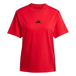 Koszulka damska ADIDAS W 3S SJ T XXS. Czerwone t-shirty sportowe adidas, s, bez wzorów, z bawełny, bez ramiączek. Za 129.00 zł.