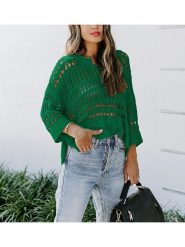 LA Angels Sweter w kolorze zielonym rozmiar: XL. Zielone swetry LA Angels, xl, bez wzorów, bez ramiączek. Za 123.25 zł.