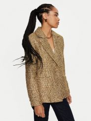 Silvian Heach Marynarka Zinsky GPA24197GC Złoty Regular Fit. Żółte marynarki i żakiety Silvian Heach, bez wzorów, z syntetyku, bez ramiączek. Za 1,349.00 zł.