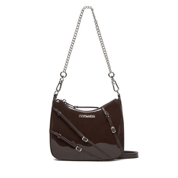 Torebka Steve Madden. Brązowe torebki klasyczne Steve Madden, bez wzorów, klasyczne, bez dodatków. Za 339.99 zł.