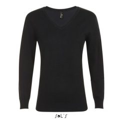 Sweter damski Sol's Glory. Czarne swetry SOL'S, na zimę, m, bez wzorów, z materiału, eleganckie, bez ramiączek. Za 194.50 zł.